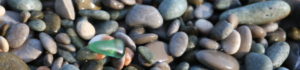 Sea glass and stones